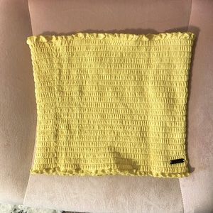 Yellow tube top
